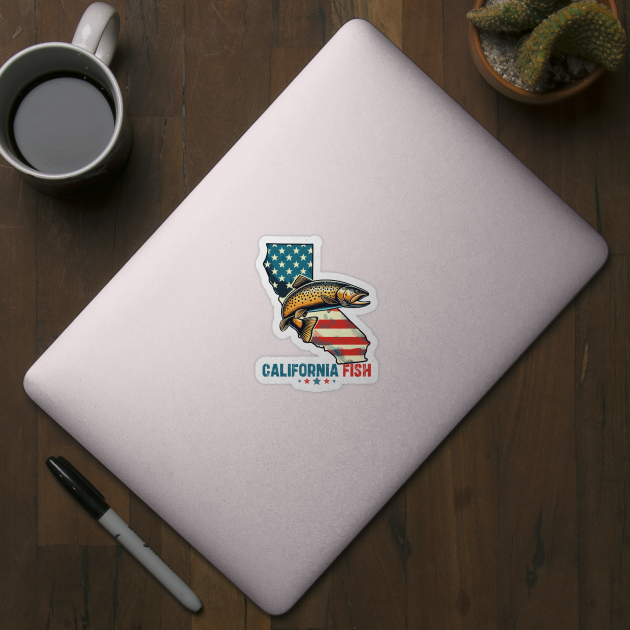 California Fish Golden Trout by JessArty